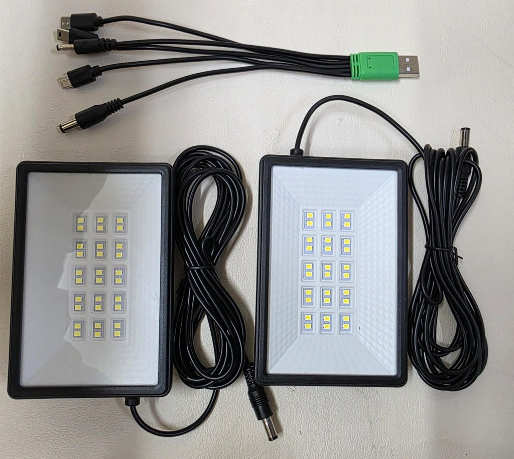 PANEL SOLAR CON LUZ LED Y CARGADOR |CN-TY2324|