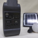 KIT RADIO , CARGADOR, LINTERNA CON PANEL SOLAR |GTS-1464|