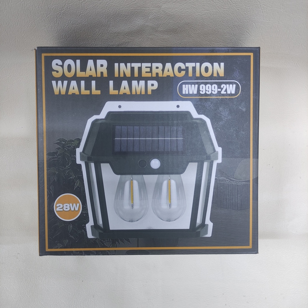 LÁMPARA SOLAR CON 2 FOCOS |DJ-01|