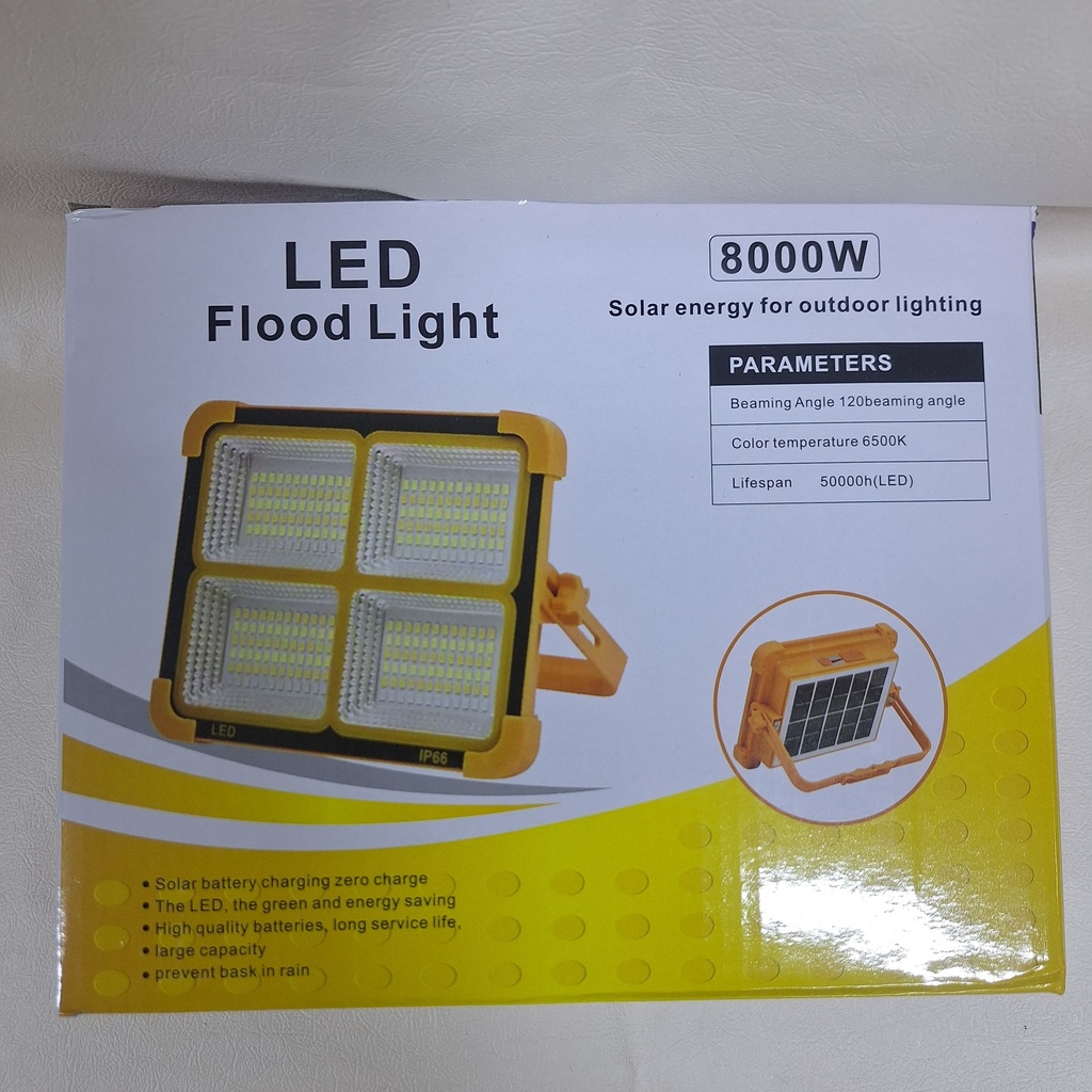 REFLECTOR RECARGABLE SOLAR 7200 mhA