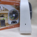 VENTILADOR CON PANEL SOLAR + FOCOS