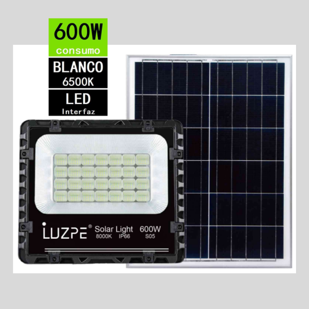 REFLECTOR SOLAR ACAMPANADO 600W |066004| 