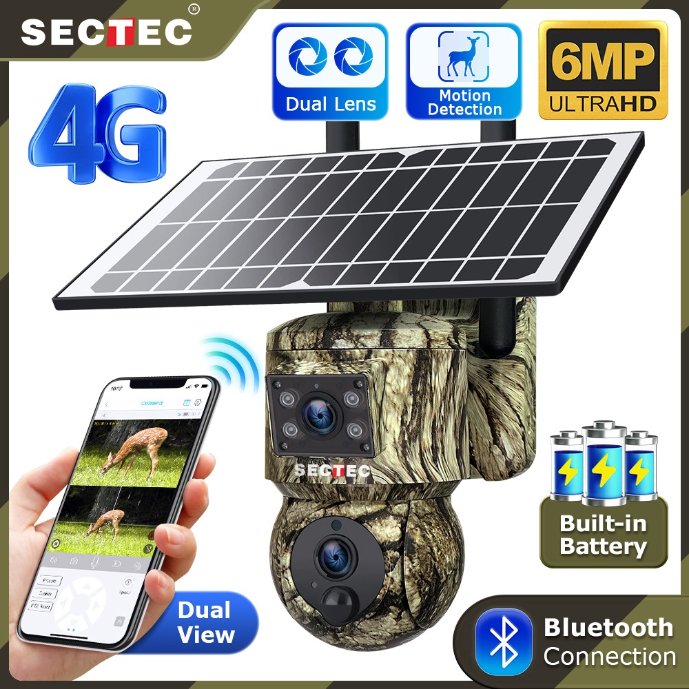 CAMARA DE VIGILANCIA CON CHIP DE DATOS Y PANEL SOLAR |538-GL-6|