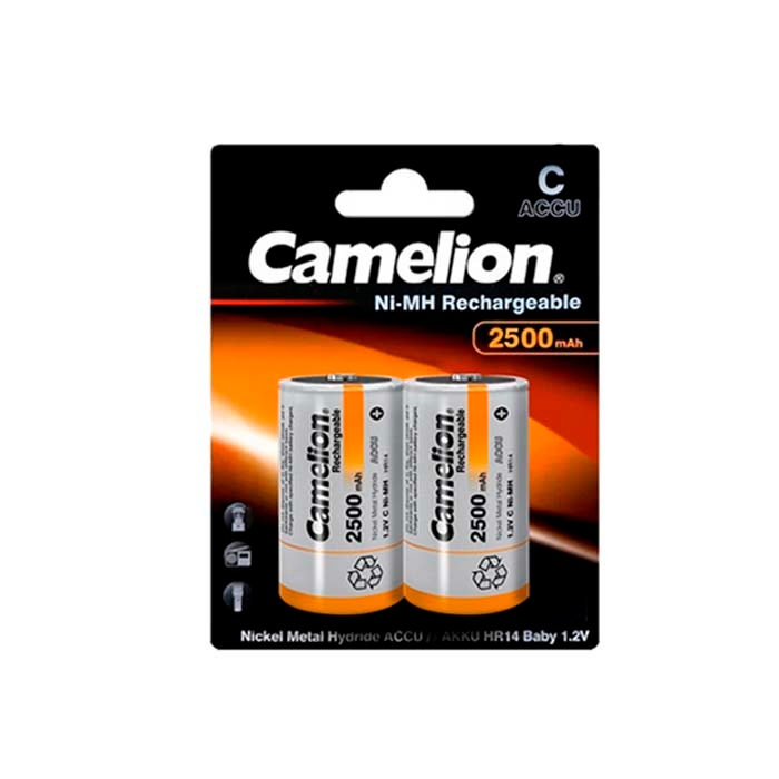 PILA RECARGABLE CAMELION C 2500mAh BL/2 |C25BP2|