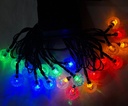 LUCES DE NAVIDAD SOLAR BOLITAS MULTICOLOR 5M-20 LED 
