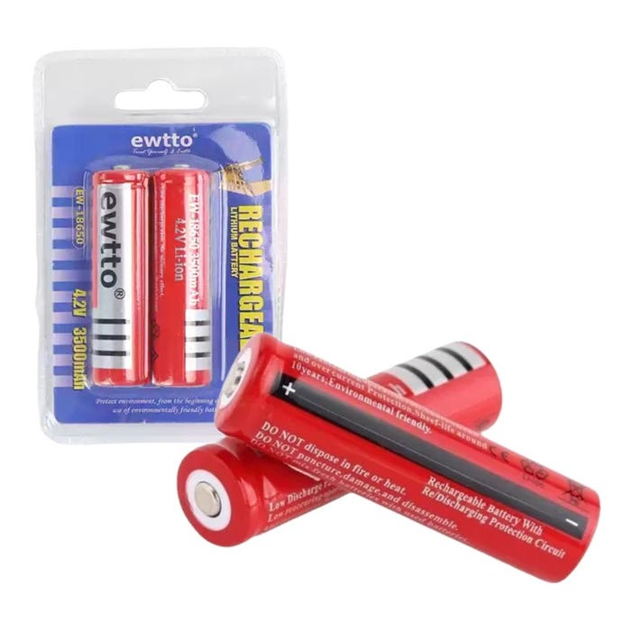 BATERIA EWTTO 18650- 3500mAh |EW-18650|