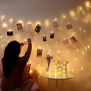 CADENA DE 20 LUCES CON CLIP DE FOTOS |F3528| 