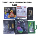 COMBO 3: PATA DE PERRO CALLEJERO