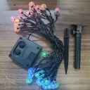 MINI GUINALDA SOLAR DE 30 LUCES 
